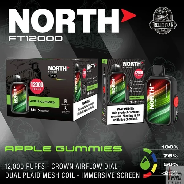 North FT12000 Disposable Vape 5% - Image 5