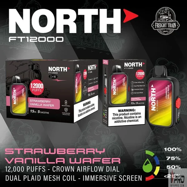 North FT12000 Disposable Vape 5% - Image 6