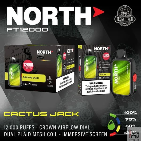North FT12000 Disposable Vape 5% - Image 9