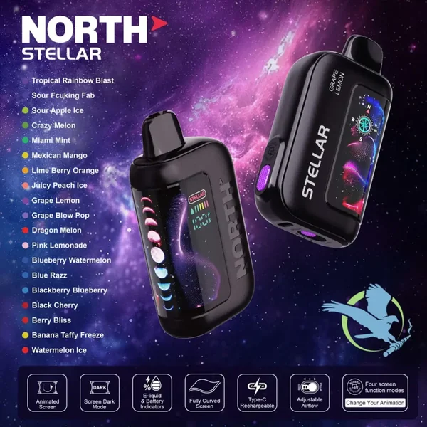North Stellar Dark Moon 40K Disposable - Vaperushusa Online Vape Store - Image 6
