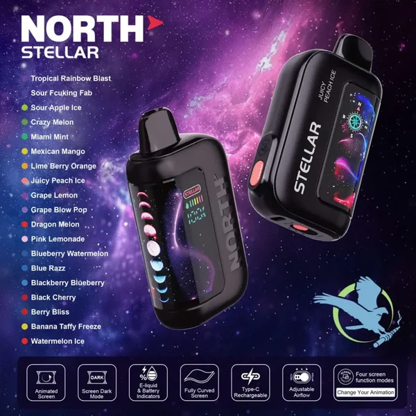 North Stellar Dark Moon 40K Disposable - Vaperushusa Online Vape Store - Image 7