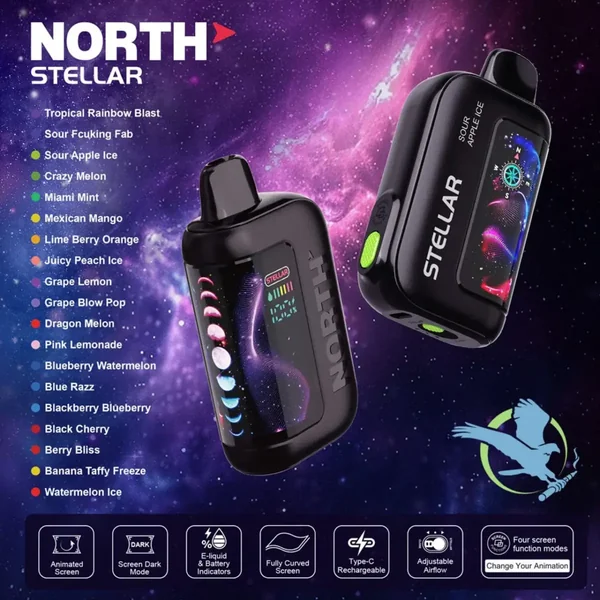North Stellar Dark Moon 40K Disposable - Vaperushusa Online Vape Store - Image 10