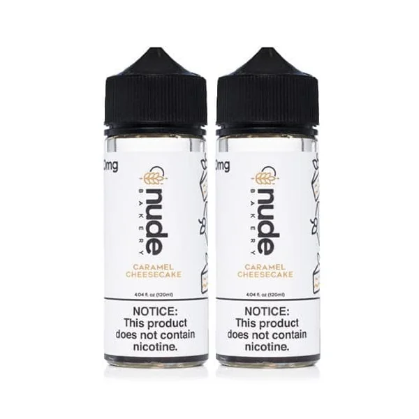 Nude Bakery Caramel Cheesecake 2 Bottle Bundle