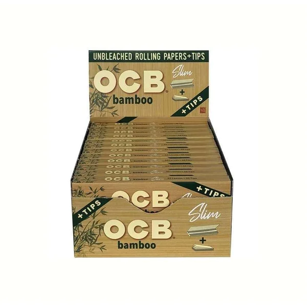 OCB BAMBOO SLIM PAPER W/TIPS