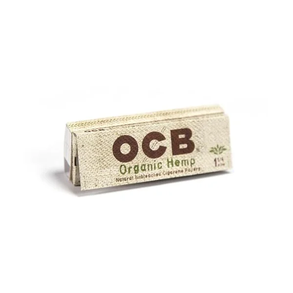 OCB - Organic Hemp 1 1/4 Size Rolling Papers + Tips