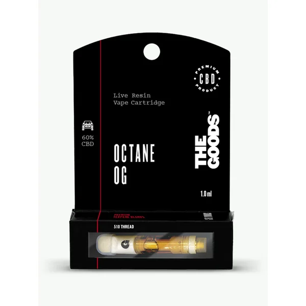 Octane OG Live Resin 510 Cartridge 60% CBD 1.0mL