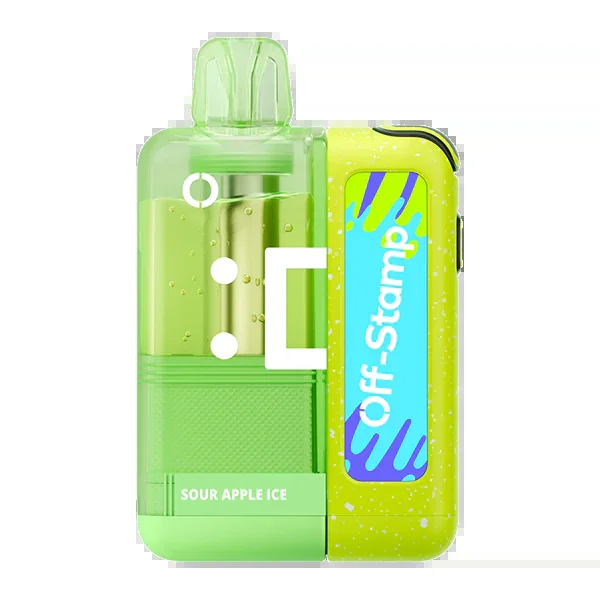 Off Stamp X Cube + Dock 25000 Puffs Disposable Vape - Sour Apple Ice