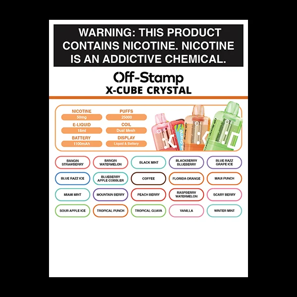 OFF STAMP X-Cube CRYSTAL Lamination