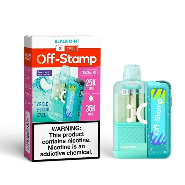 Off-Stamp X Cube Crystal Cube 35K Disposable Vape (17ml, 5%) - Image 2