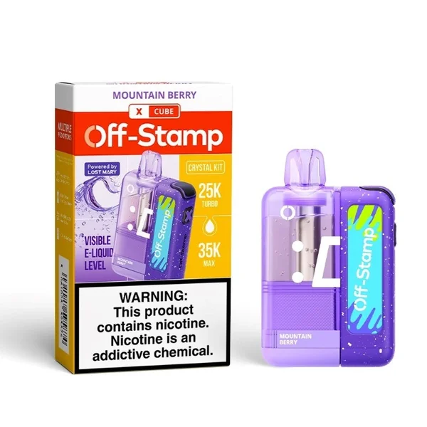 Off-Stamp X Cube Crystal Cube 35K Disposable Vape (17ml, 5%) - Image 3