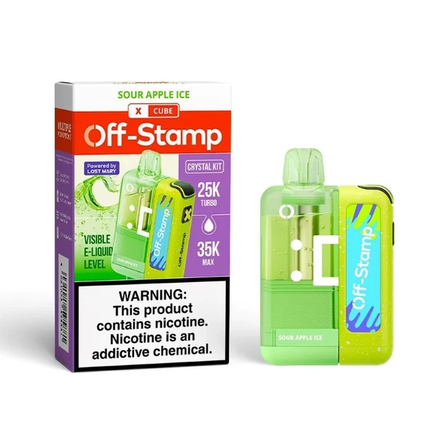 Off-Stamp X Cube Crystal Cube 35K Disposable Vape (17ml, 5%) - Image 4