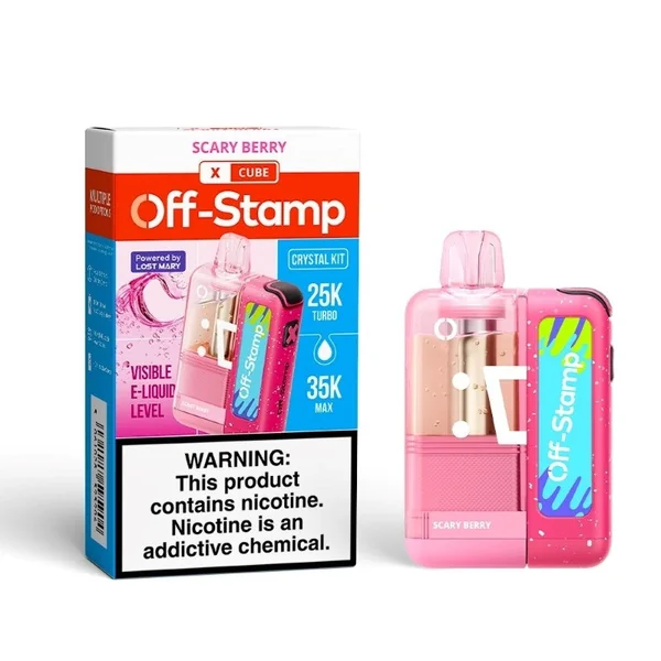 Off-Stamp X Cube Crystal Cube 35K Disposable Vape (17ml, 5%) - Image 6