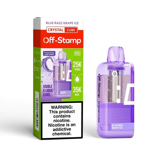 Off-Stamp X Cube Crystal Cube 35K Disposable Vape Pod (17ml, 5%) - Image 4