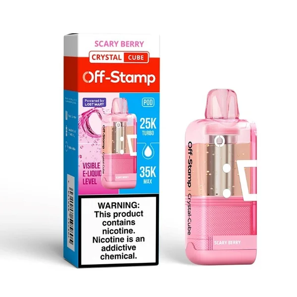 Off-Stamp X Cube Crystal Cube 35K Disposable Vape Pod (17ml, 5%) - Image 9