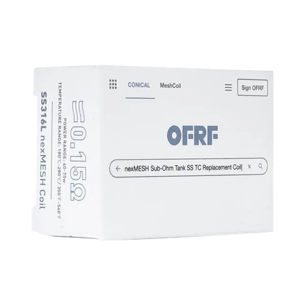 OFRF NexMesh Conical Replacement Coil, 2 pack