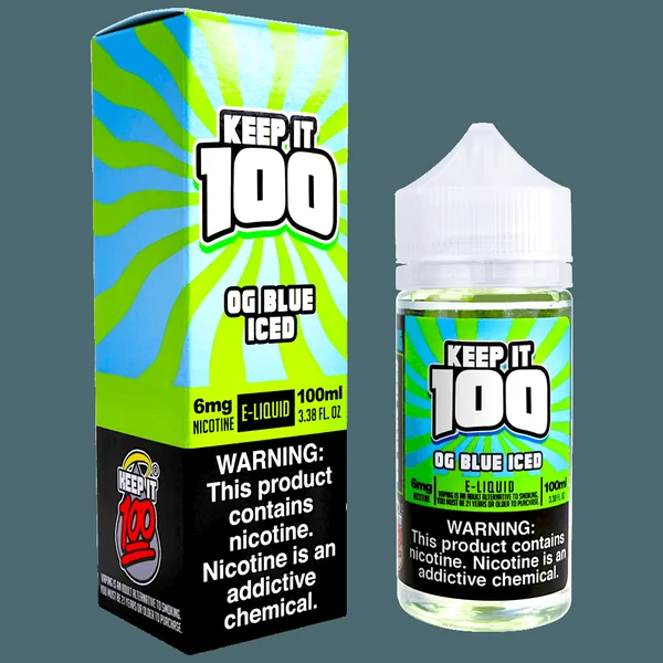 OG Blue ICED by Keep It 100 E-Liquid (100ml)