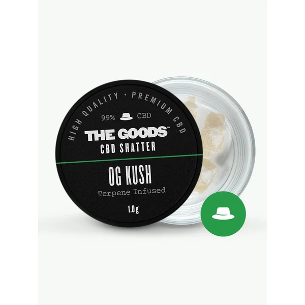 OG KUSH CBD ISOLATE SHATTER UK