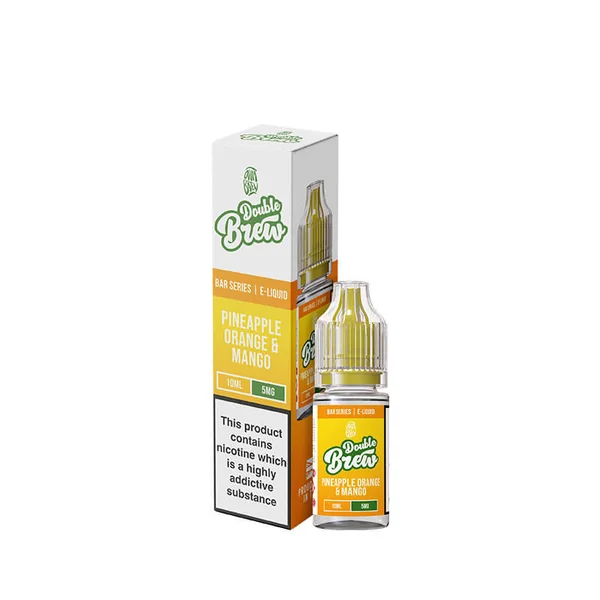 Ohm Brew Double Brew Pineapple Orange & Mango 10ml Nic Salt E-Liquid - Image 2
