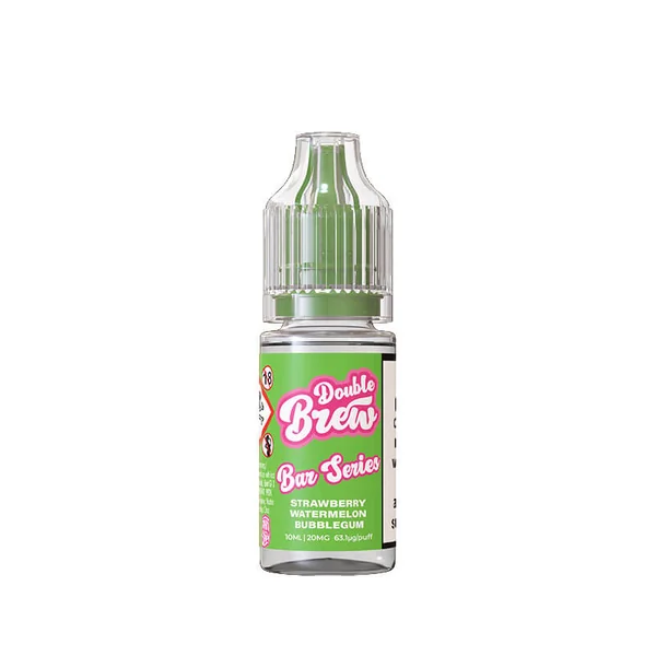 Ohm Brew Double Brew Strawberry Watermelon Bubblegum 10ml Nic Salt E-Liquid - Image 4