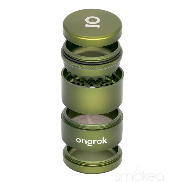 ONGROK Flower Petal Toothless Aluminum Storage Grinder - Image 3