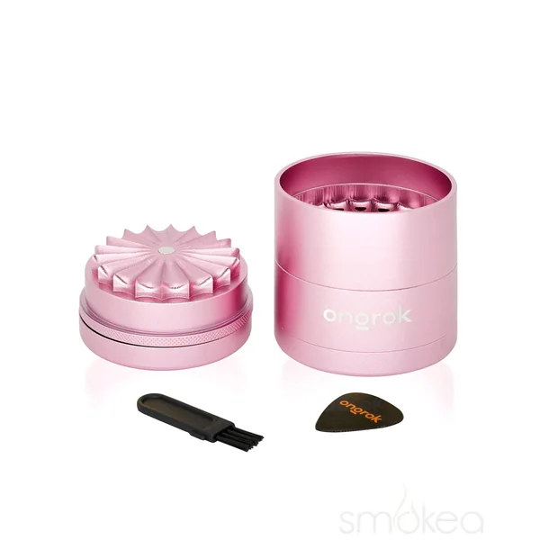 ONGROK Flower Petal Toothless Aluminum Storage Grinder - Image 9