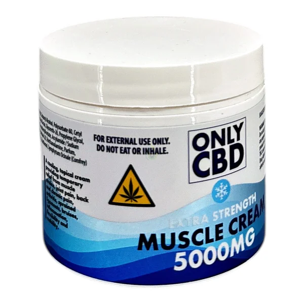 Only CBD Extra Strength 5000mg Muscle Cream - Image 2