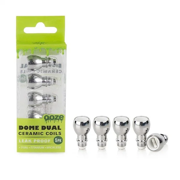 Ooze Dome Dual Ceramic Coil 5 Pack