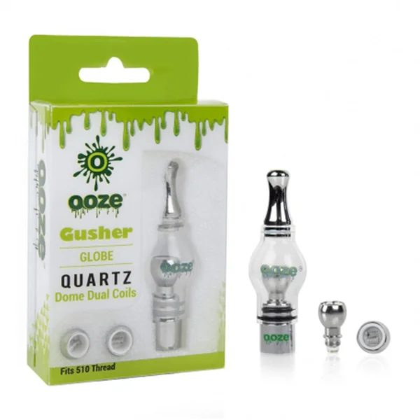 Ooze Gusher Glass Globe Atomizer 3 Pack Coils