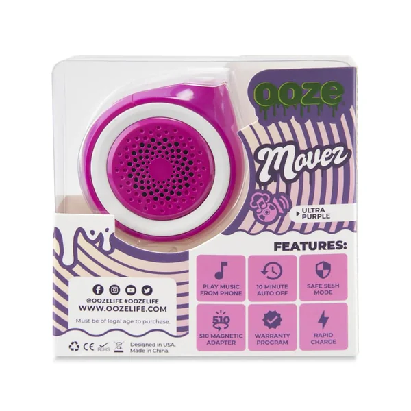 Ooze Movez Wireless Speaker 510 Vape Battery - Image 3