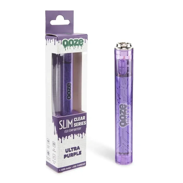 Ooze Slim Clear 400mAh VV 510 Thread Cart Battery - Image 6