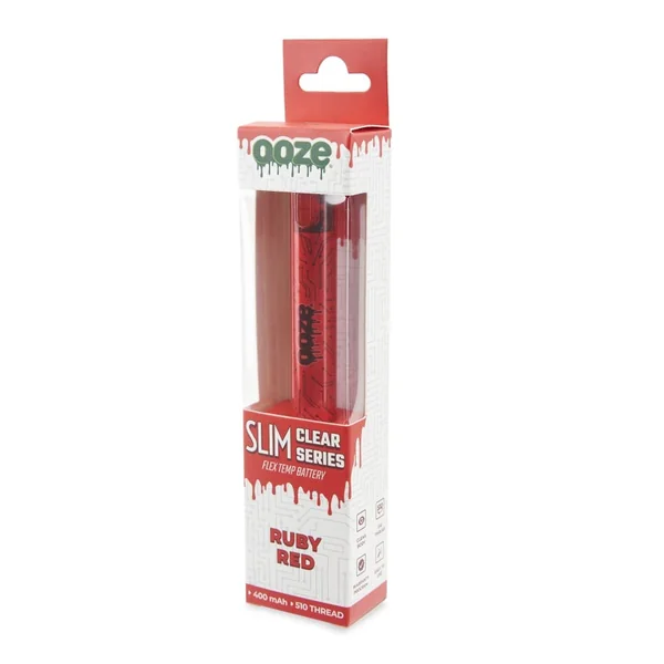 Ooze Slim Clear Series Transparent 510 Vape Battery - Image 12
