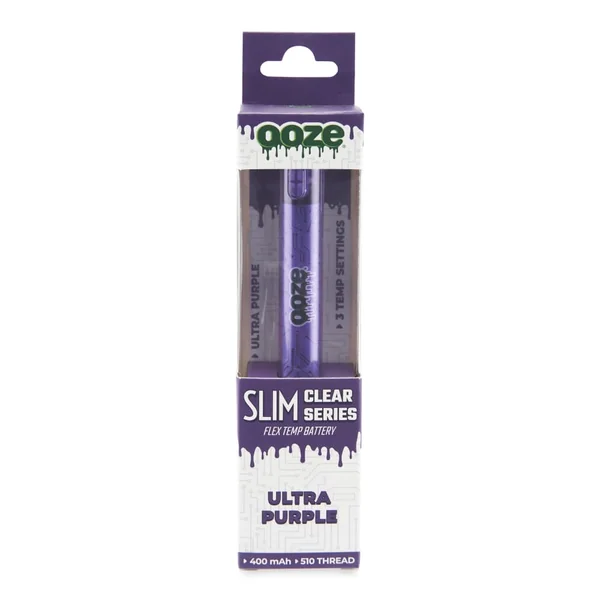 Ooze Slim Clear Series Transparent 510 Vape Battery - Image 20
