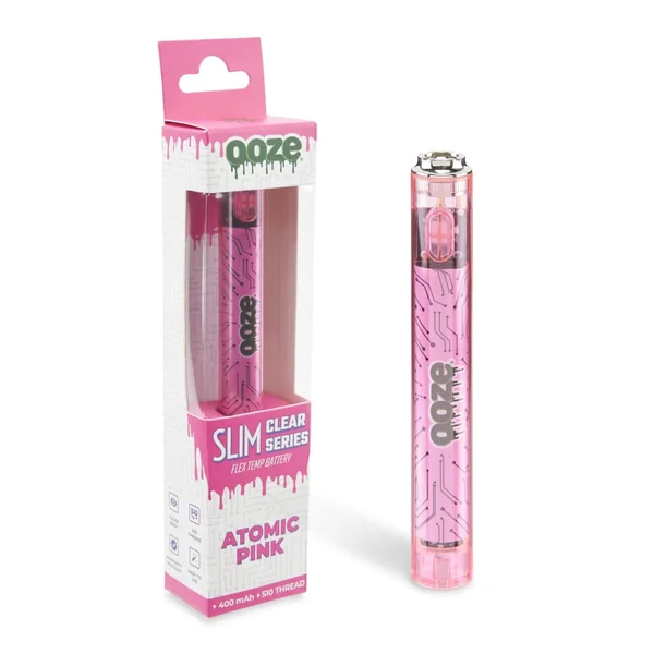 Ooze Slim Clear Series Transparent 510 Vape Battery - Image 27