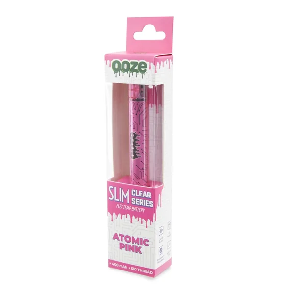 Ooze Slim Clear Series Transparent 510 Vape Battery - Image 28