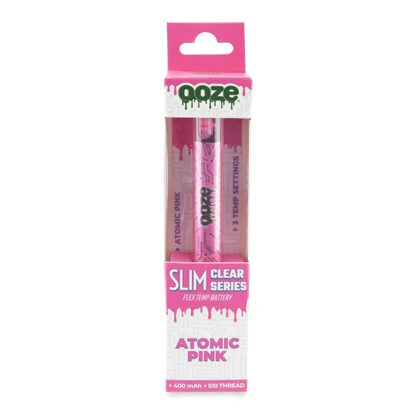 Ooze Slim Clear Series Transparent 510 Vape Battery - Image 30