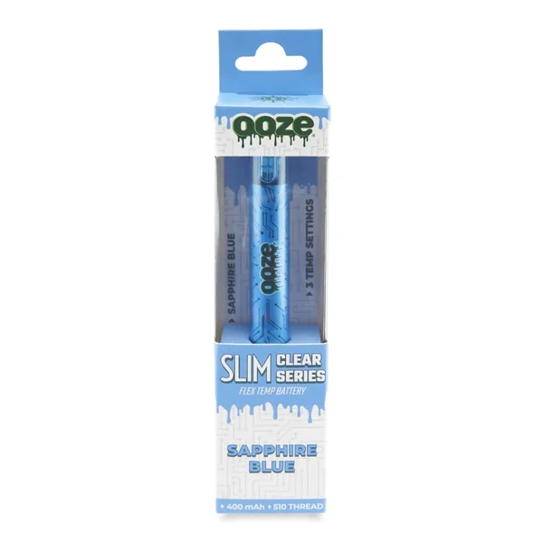 Ooze Slim Clear Series Transparent 510 Vape Battery - Image 32