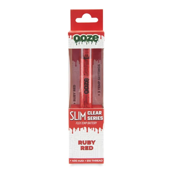 Ooze Slim Clear Series Transparent 510 Vape Battery - Image 8
