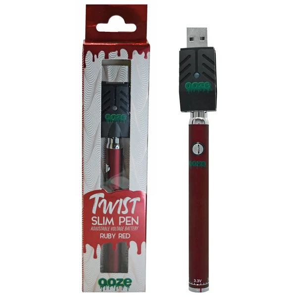 Ooze Slim Twist 510 Thread Vape Cart Pen Battery - Image 14