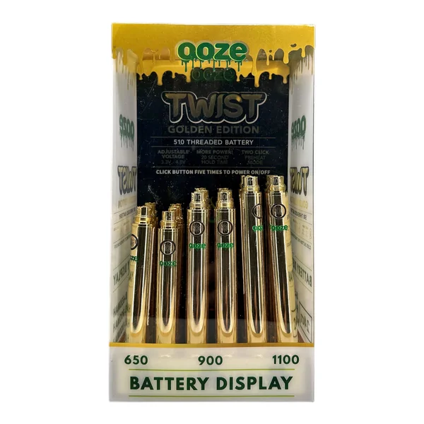 Ooze Twist Series Gold Battery