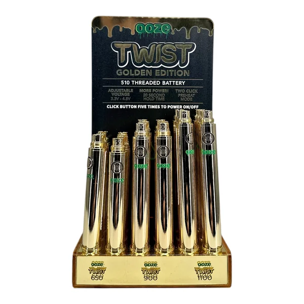 Ooze Twist Series Gold Battery - Image 4