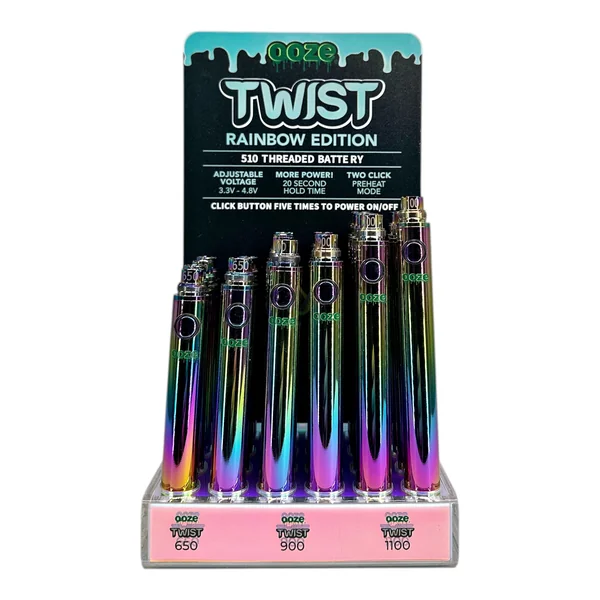 Ooze Twist Series Rainbow Battery