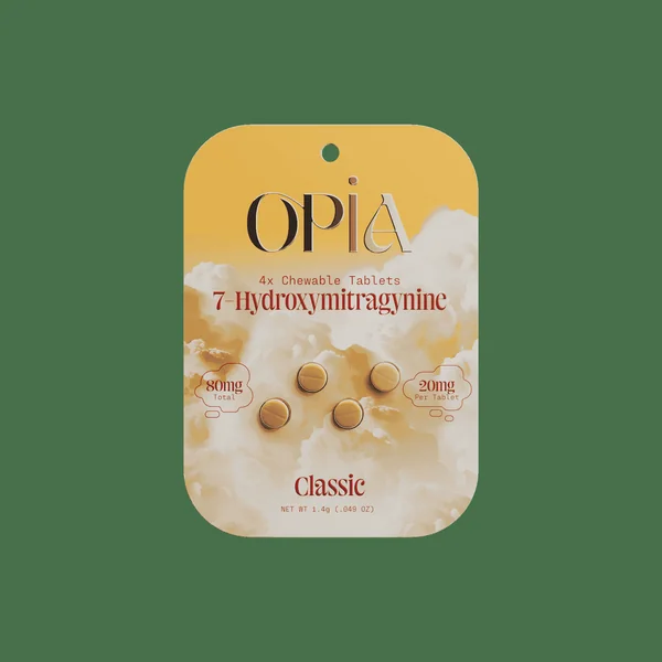 OPiA 7Hydroxy Chewable Tablets 4ct 20mg (SINGLE) - Image 2