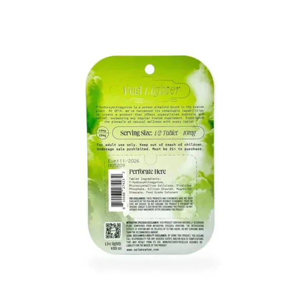 OPiA 7Hydroxy Chewable Tablets 4ct 20mg (SINGLE) - Image 11