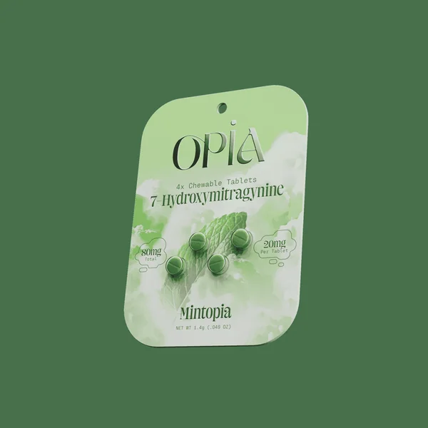OPiA 7Hydroxy Chewable Tablets 4ct 20mg (SINGLE) - Image 13