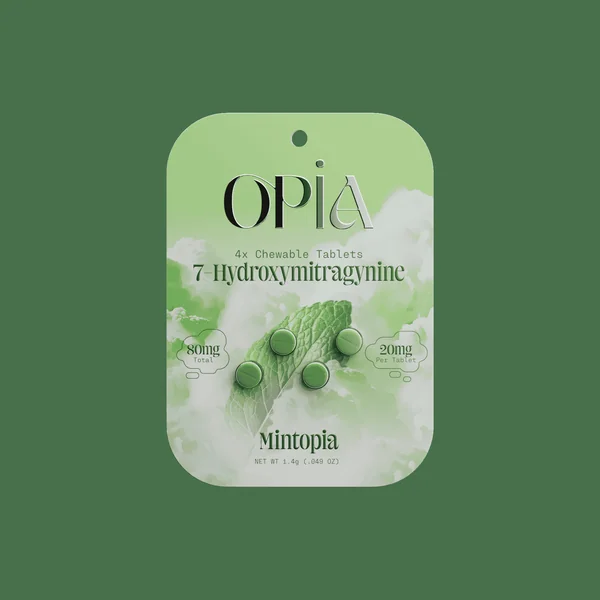 OPiA 7Hydroxy Chewable Tablets 4ct 20mg (SINGLE) - Image 3