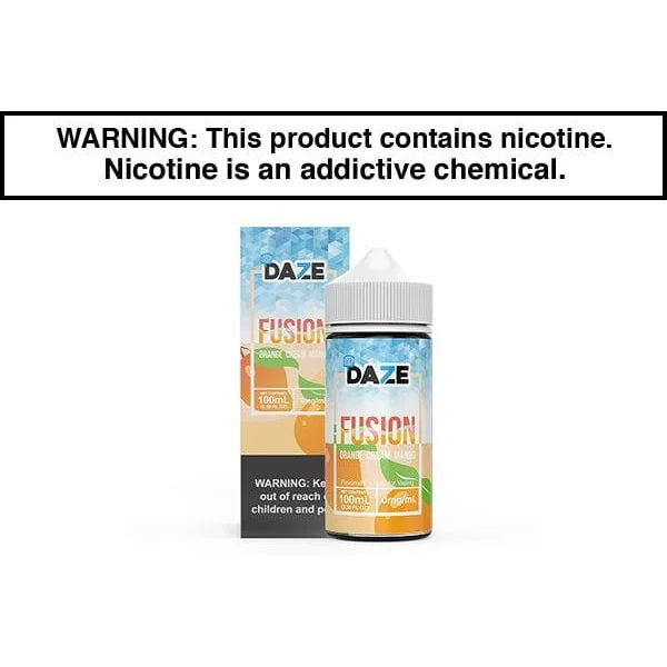 ORANGE CREAM MANGO ICED BY 7 DAZE FUSION 100ML