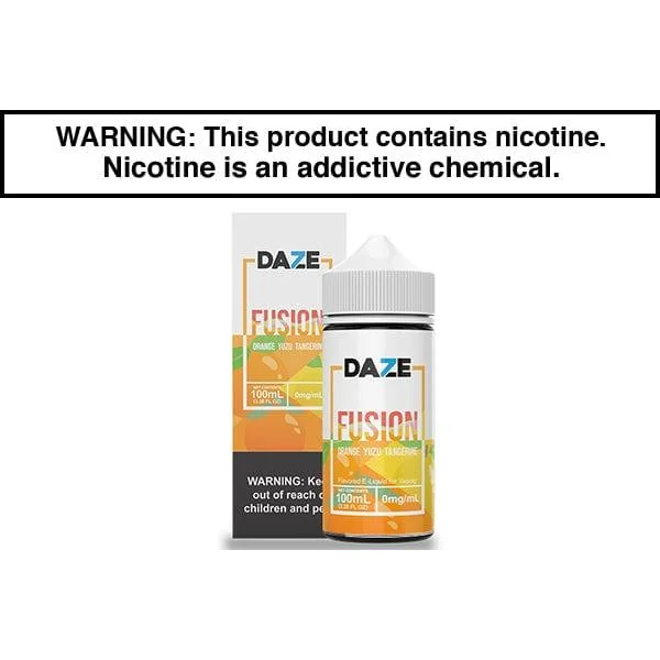 ORANGE YUZU TANGERINE BY 7 DAZE FUSION 100ML