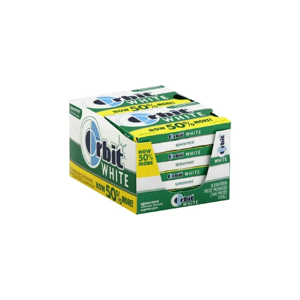 ORBIT WHITE 50% MORE 8CT- SPEA