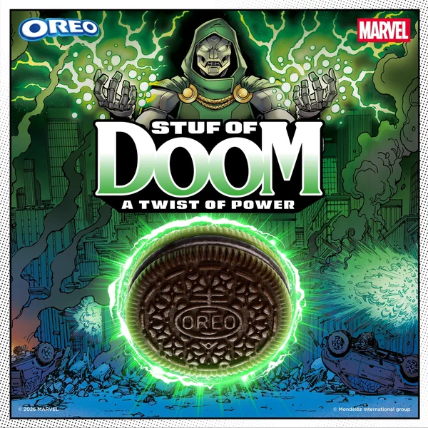 Oreo Stuf Of Doom Chocolate Sandwich Cookies 303g