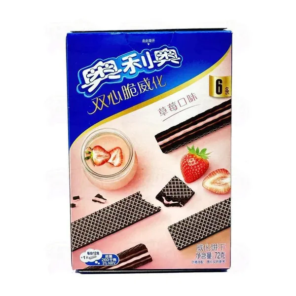 Oreo Wafer Strawberry Biscuits 72g (China)